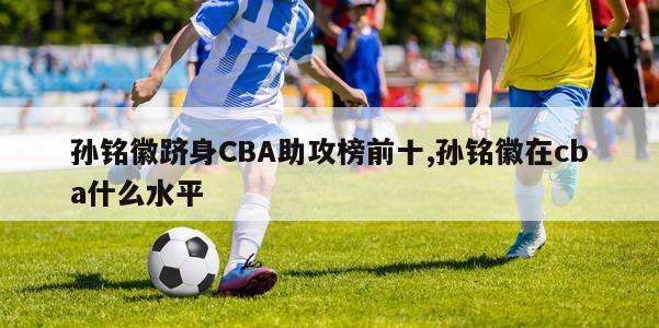 孙铭徽跻身CBA助攻榜前十,孙铭徽在cba什么水平